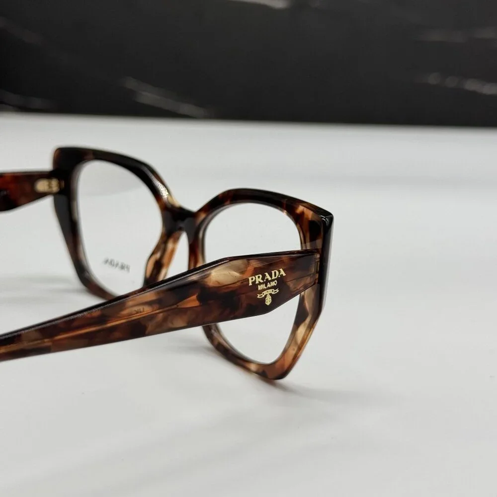 NEW PRADA PR18WV 07R1O1 EYEGLASSES PR 18WV 07R1O1 HAVANA WOMEN EYEWEAR VPR 18W
